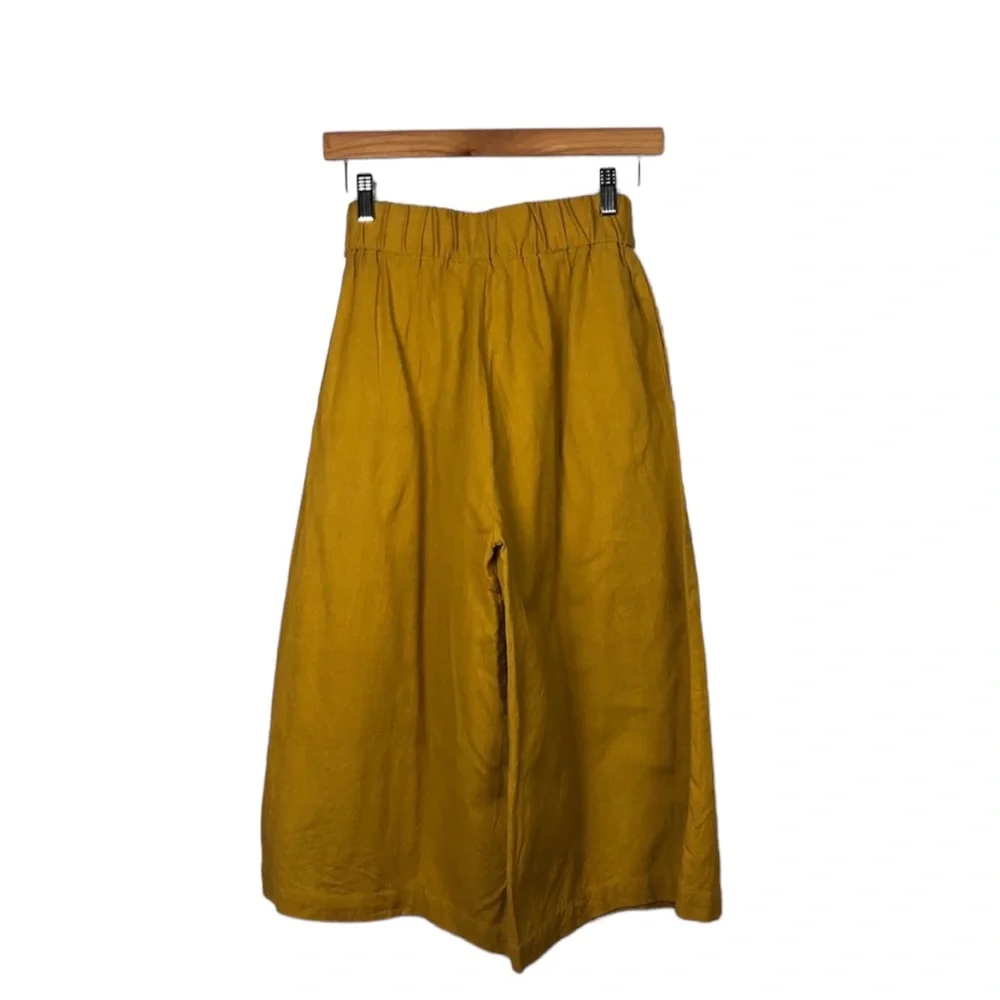 Par En Par | The Tie-Waist Culotte in Mustard XS - Picture 7 of 7